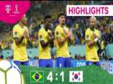 لگوی بازی برزیل ۴-۱ کره جنوبی| جام جهانی ۲۰۲۲ قطر