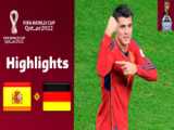 خلاصه بازی اسپانیا 1- آلمان ۱ جام جهانی ۲۰۲۲ قطر