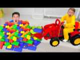 برنامه کودک سینا - سینا و بازی با تانک اسباب بازی - سرگرمی کودکان بانوان