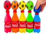 فیلم های کودکانه - توپ های رنگی کوکا کولا- بازی سرگرمی کودک