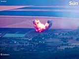 لحظه انهدام جنگنده اوکراینی توسط خلبان روسی