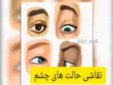 آموزش طراحی کارتونی ؛ یک شخصیت در حالت های مختلف