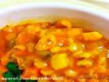 آموزش سوپ سبزیجات رژیمی (سوپ بدون مرغ وگوشت)