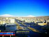 مرز بازرگان تصاویر هوایی از دو کوه آرارات ( آغری داغی )