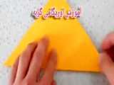 آموزش اوریگامی گربه
