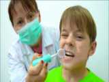 ساشا جدید -  بازی دندان پزشکی - بانوان سرگرمی کودک