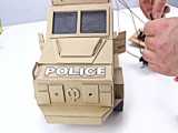 آموزش ساخت ماشین پلیس با توپ مغناطیسی :: سرگرمی های کودکانه