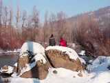 طبیعت زمستانی در روستای آذربایجان - سوپ دلچسب با گوشت