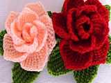 آموزش بافت گل قلاب بافی - گل بافتنی
