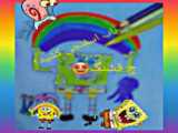 نقاشی باب اسفنجی و پاتریک ،رنگ آمیزی باب اسفنجی شلوار مکعبی ،آموزش نقاشی کودکان