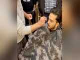 آموزش متعادل سازی چهره ث:آموزشگاه آرایشگری مردانه سرای نمونه تجریش