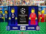 انیمیشن طنز لگو ها  بازی پاریس ژرمن vs بایر مونیخ لیگ قهرمانان اروپا