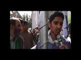 حضور دانش آموزان دبستان اکبر زادا در راهپیمایی ۲۲ بهمن