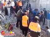 فروریختن ساختمان ها در زلزله شب گذشته استان هاتای ترکیه