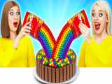 تفریحی و سرگرمی:: چالش غذایی 123go کیک های خوشمزه هم رنگ با لباس ؟