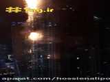 آنش سوزی در برج آسمان خراش شهر چانگشا چین!!! انفجار یهویی برج!!