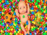 اسباب بازی و وسایل کودکانه - توپ فوتبال رنگین کمان - سرگرمی بانوان کودک