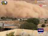 فیلم/ وقوع طوفان شن در عربستان