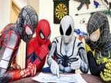 برنامه کودک مرد عنکبوتی گروگان گیری قسمت اول، زندگی تیم مرد عنکبوتی در واقعیت
