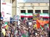 نمایش حضور حماسی مردم شهرستان رباط کریم در راهپیمایی ۲۲ بهمن