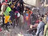 گلاور/فیلم/نجات کودک ترکیه‌ای از زیر آوار توسط امدادگران ایرانی