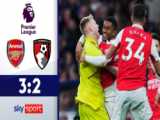 خلاصه بازی آرسنال ۳-۲ منچستریونایتد | لیگ برتر انگلیس ۲۰۲۳-۲۰۲۲