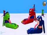 ابر قهرمانان خمیری ، ترکیب دایناسور و کامیون ، مرد عنکبوتی و هالک