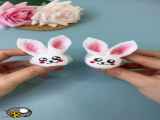 ساخت نماد خرگوش با دستمال کاغذی برای سفره هفت سین