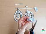 آموزش ساخت دوچرخه مینیاتوری :: دوچرخه دکوری :: کاردستی با کاغذ