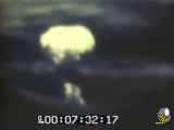 لحظه ی انفجار بمب اتم در هیروشیما