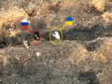 پاکسازی سنگرهای روسیه توسط سربازان اوکراینی