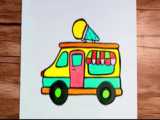 نقاشی ساده ماشین / نقاشی ساده ماشین برای کودکان / چگونه ماشین نقاشی کنیم
