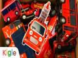 ماشین بازی کودکانه - فرار ماشین ها و ماشین آتش نشانی - اسباب بازی برنامه کودک