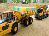 ماشین بازی کودکانه - بازی با کامیون های مختلف اسباب بازی - برنامه کودک
