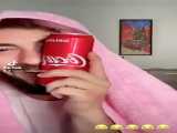 کیک دو رنگ در توستر