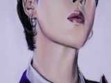 آموزش نقاشی بی تی اس BTS ، جیمین Jimin