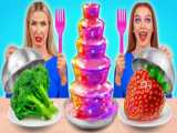 چالش غذایی نی نی عنکبوتی | خنده دار | حاسیخان MH | تفریحی و سرگرمی بانوان