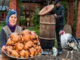 برنامه زندگی روستایی - آشپزی در طبیعت قسمت 133 - مرغ دودی