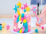 مینی کیک تولد ، تزئین کیک رنگارنگ مینیاتوری ، کیک و شیرینی مینیاتوری