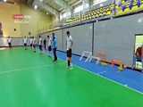 بازی والیبال نونهالان فرنگی کار در اردوی تیم ملی