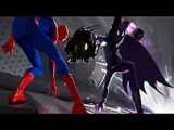 مبارزه مرد عنکبوتی بازی مرکب در برابر مرد عنکبوتی دنیای عنکبوتی Spider-Verse!
