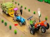 برنامه کودک ماشین بازی - یک کامیون پر از چوب قسمت سوم - کارتون برنامه کودک