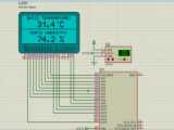 ساعت دیجیتال با نمایشگر کاراکتری I2C 2x16 و ماژول DS1307 و میکروکنترلر ATMEGA32