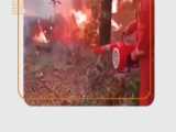 فلش اوور در آتش سوزی - ویدیو آتش سوزی خانه