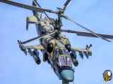 هدف قراردادن تجهیزات نیروهای اوکراین با بالگرد تمساح روسیه + فیلم