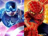 کمدی مرد عنکبوتی و کاپیتان آمریکا ، درگیری مرد عنکبوتی و کاپیتان آمریکا