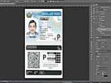 Bangladesh driver’s permit template in PSD format  version 2