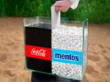 آزمایش: کوکاکولا و منتوس در یک محفظه خلاء