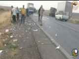 تصادف و حوادث کامیون در جاده ها