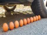 خرد کردن چیزهای ترد و نرم با ماشین! - 100 تخم مرغ در مقابل ماشین
